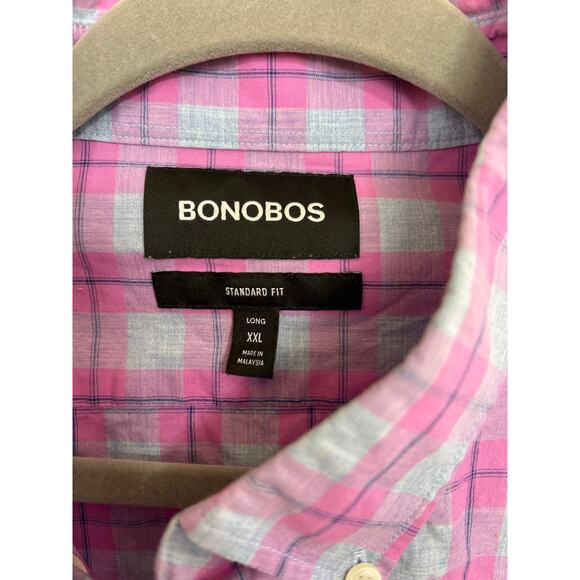 Bonobos size XXL plaid standard for men’s shirt - Picture 2 of 3
